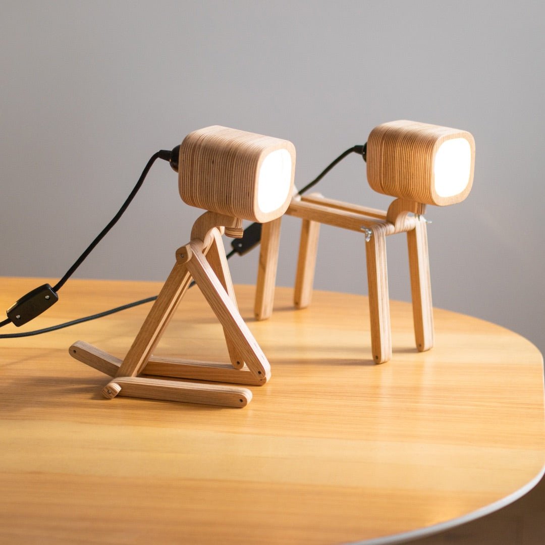 MacMan™ Club Handmade Wooden Desk Lamp - MacMan™ Club | Canada